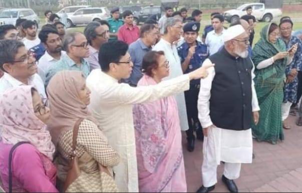 তিন মন্ত্রী মুজিবনগর কমপ্লেক্স পরিদর্শন