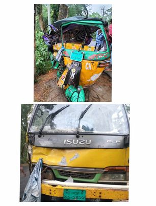 হাজীগঞ্জে সিএনজির পিকআপ সংঘর্ষে বাবা ছেলের মৃত্যু..... 