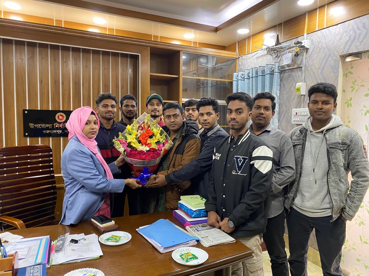 গুরুদাসপুর উপজেলা নির্বাহী কর্মকর্তার সাথে বৈষম্য বিরোধী ছাত্র আন্দোলন ও নাগরিক কমিটির শুভেচ্ছা ও মতবিনিময়, 