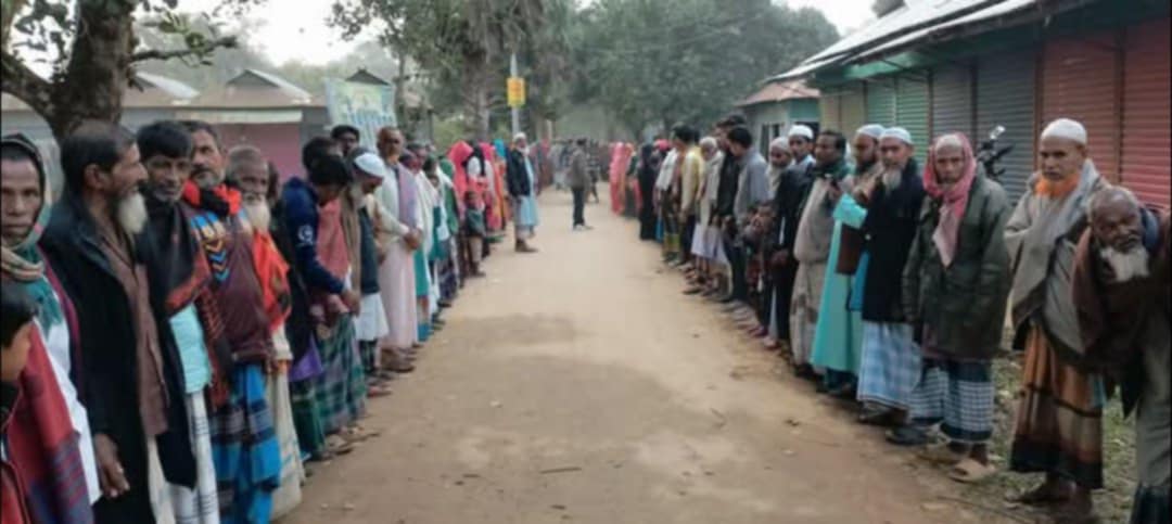 সখীপুর ব্যবসায়ী সালাম হত্যার  প্রতীবাদে এলাকাবাসী মানববন্ধন,  