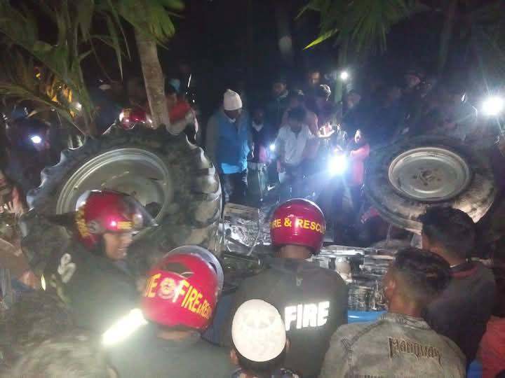 পঞ্চগড়ে ট্রাক্টর নিয়ন্ত্রণ হারিয়ে উল্টে চালক নিহত