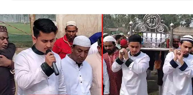 আমরা দুনিয়ায় কেউ চিরস্থায়ী নই, দিন শেষে মাটির নিচেই যেতে হবে- দাদার জানাজায় সারজিস 