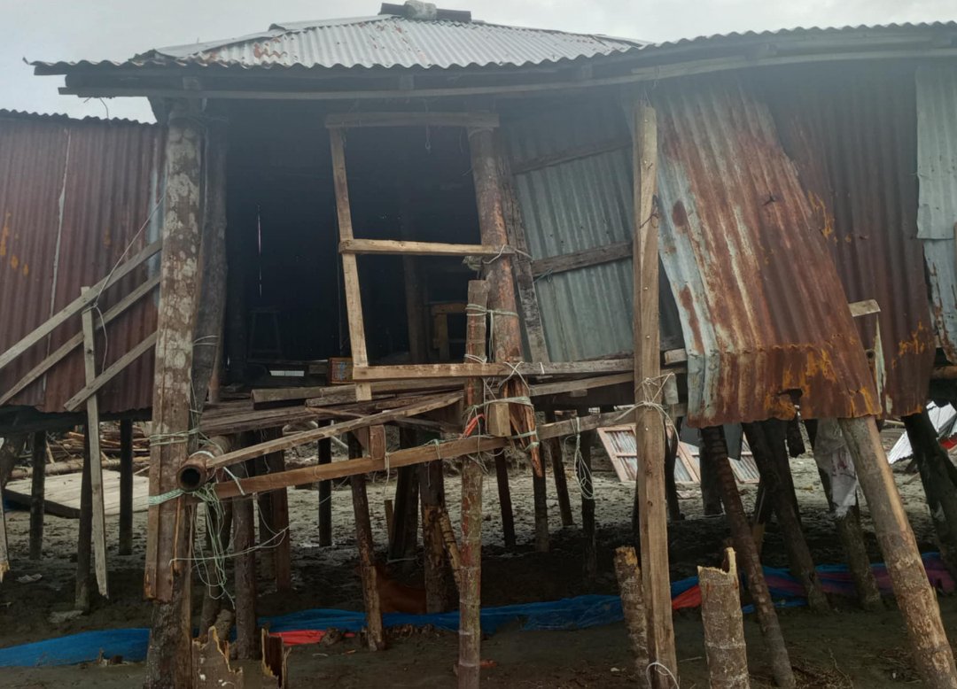 ভোলার দৌলতখানে কালবৈশাখী ঝড়ে ব্যাপক ক্ষয়ক্ষতি: স্কুল মসজিদ ভেঙে গেছে, নিখোঁজ বহু মহিষ