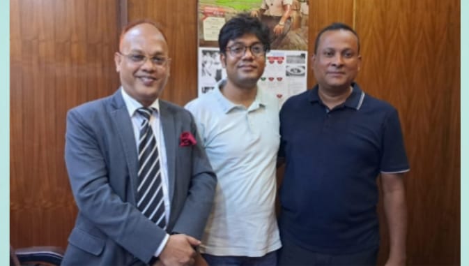 মানবিক রাজনীতির প্রতীক রবিউল ইসলাম নয়নের সঙ্গে সম্পাদকদের সৌজন্য সাক্ষাৎ