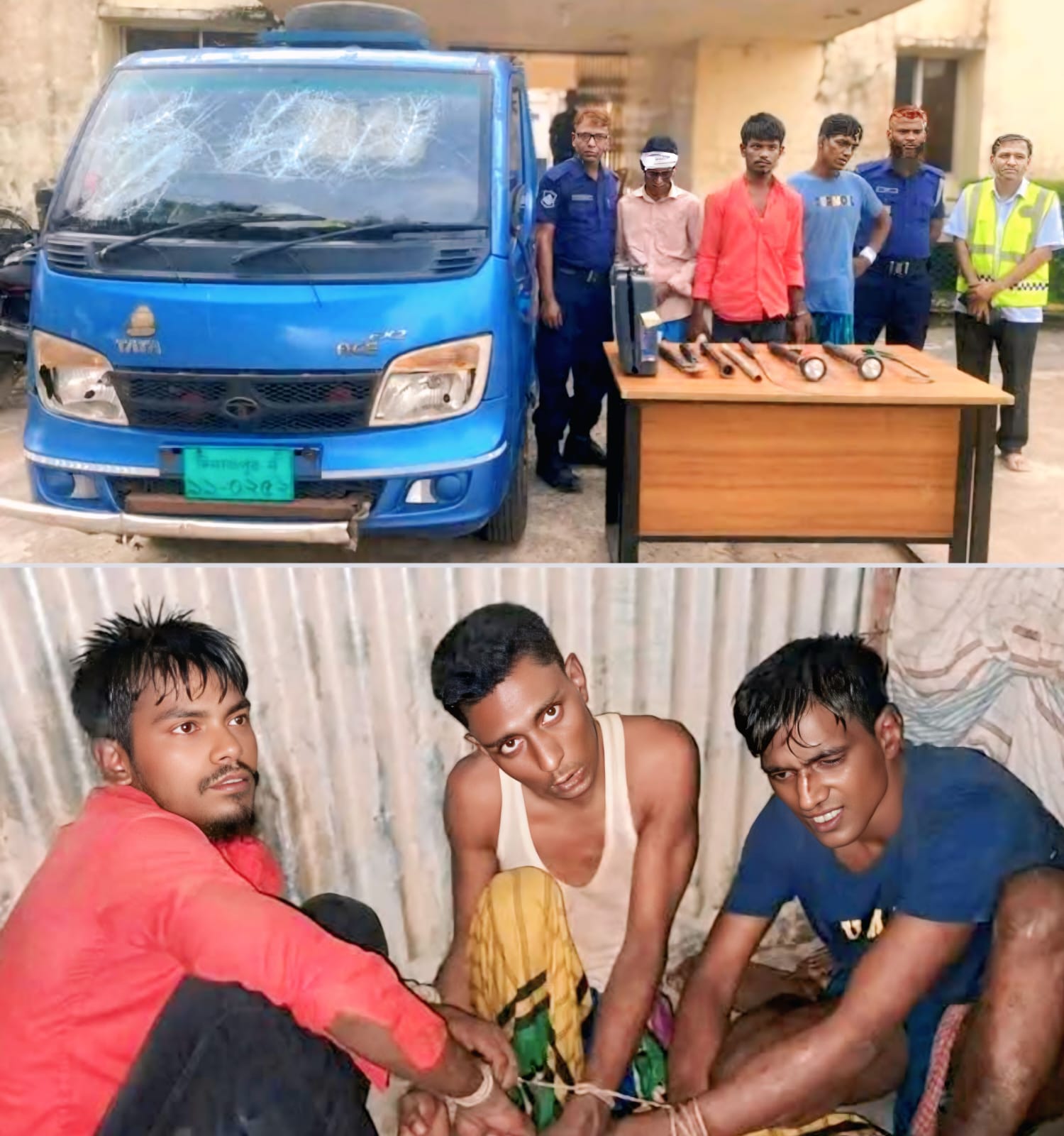 গত ২৩ শে জুলাই ভালুকায় গভীর রাতে ওসির ফোনে কল আসে হবিরবাড়ী ইউনিয়নে রানার অটোমোবাইল কোম্পানির সামনে ডাকাতির প্রস্তুতি নিচ্ছিলো