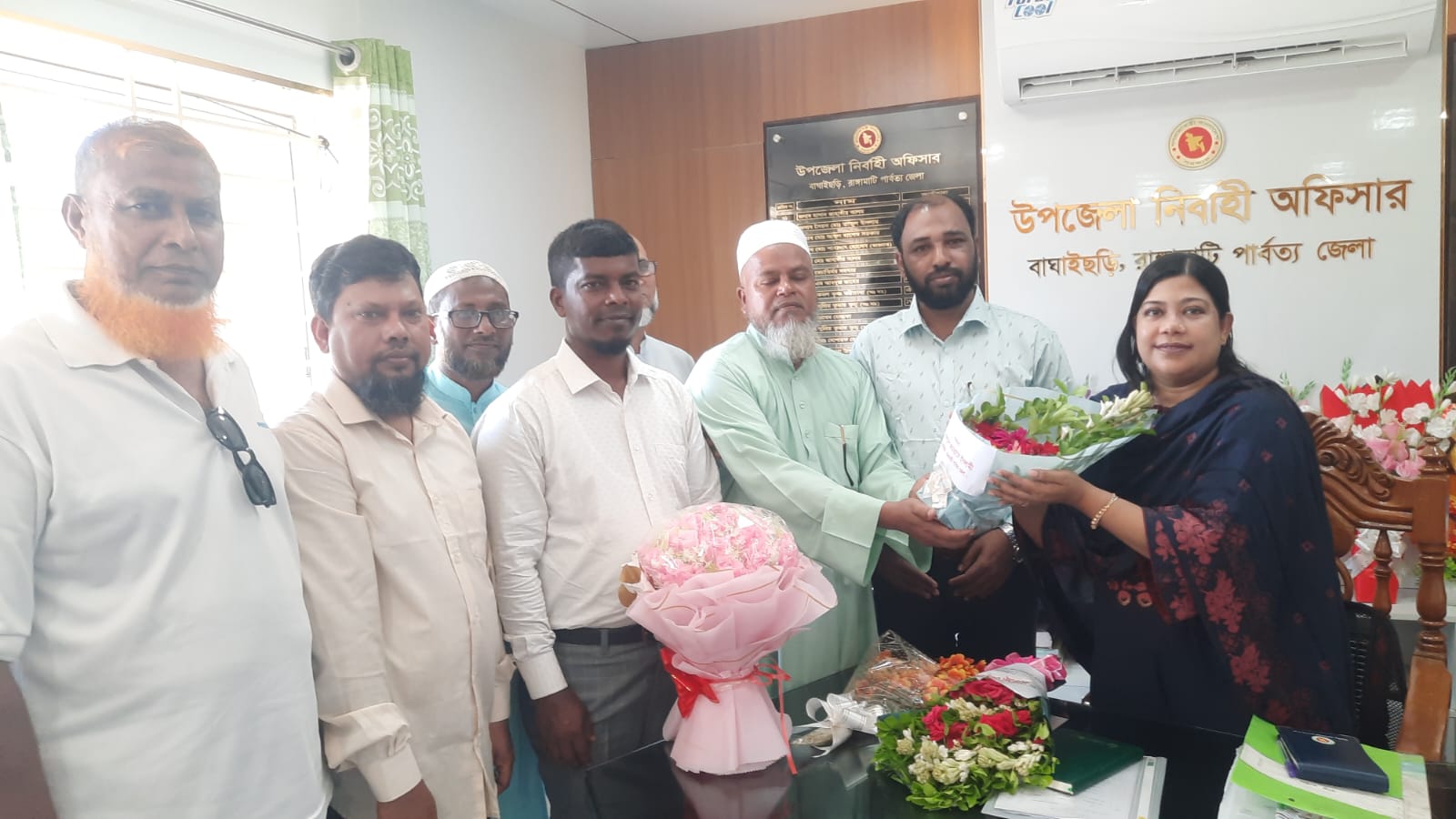 নবাগত উপজেলা নির্বাহী অফিসারের সাথে বাঘাইছড়ি উপজেলা জামায়াতের  সৌজন্যে স্বাক্ষাৎ।