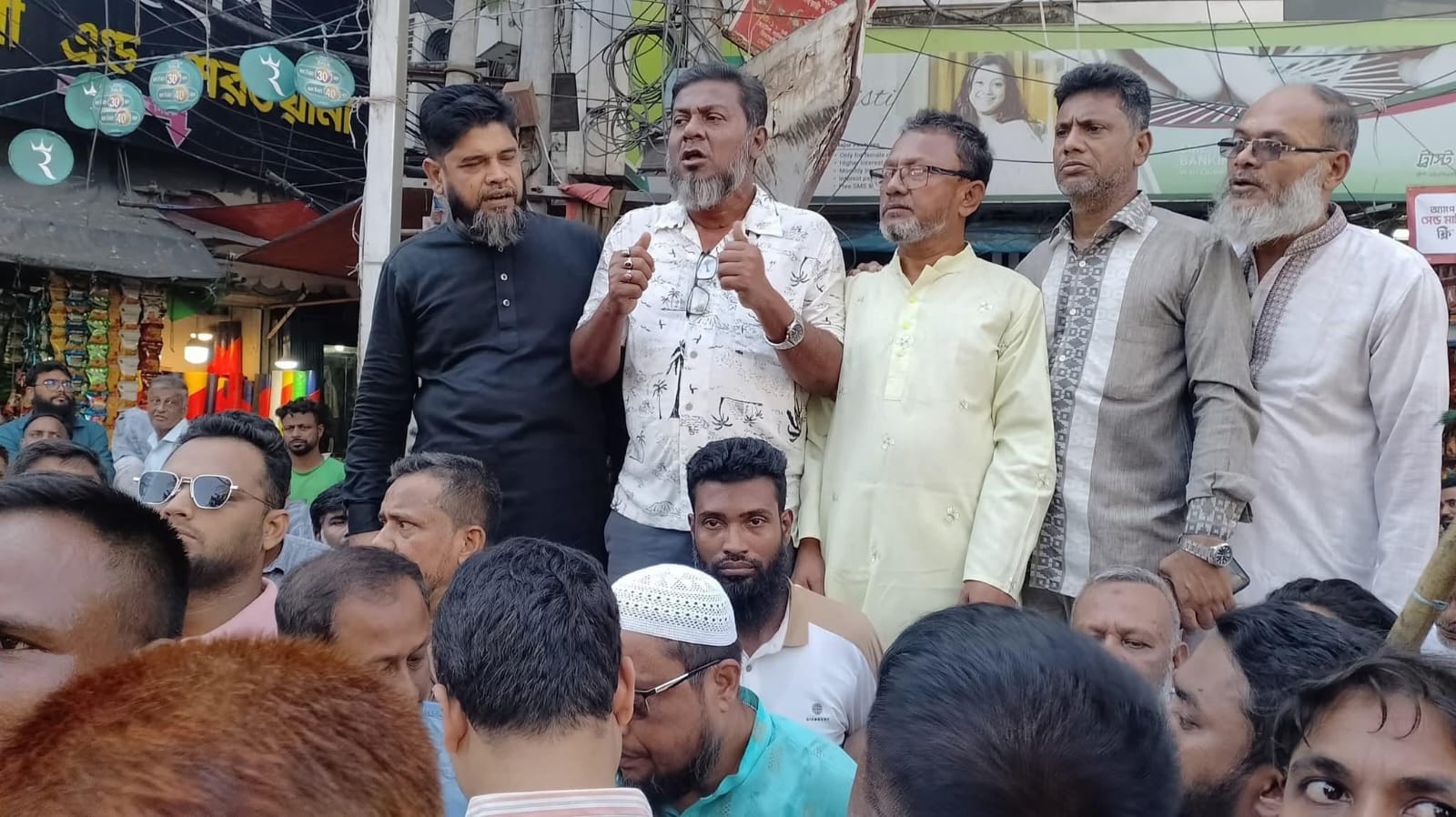 আওয়ামী লীগের সন্ত্রাস ও নৈরাজ্যের প্রতিবাদে আলকরণ ওয়ার্ড বিএনপির বিক্ষোভ মিছিল ও সমাবেশ