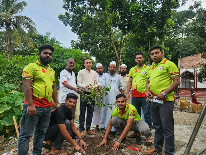 যশোরিয়ান ব্লাড ফাউন্ডেশনের ষষ্ঠ বর্ষে পদার্পণ উপলক্ষে দোয়া মাহফিল ও বৃক্ষরোপণ কর্মসূচি