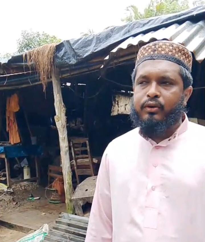 বন্যায় ঘর হারিয়ে খোলা আকাশের নিচে হাফেজ ইলিয়াছের পরিবার, মানবিক সহায়তার আকুতি